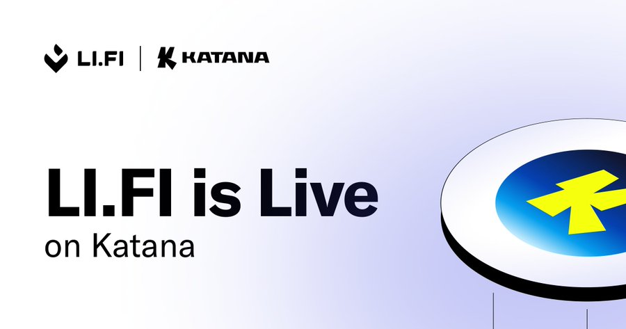 🔥 The integration of <a href="/lifiprotocol/">LI.FI</a> with <a href="/katana/">katana ⚔️</a> Chain across its entire suite of products—API, SDK, and Widget—marks a significant milestone in the evolution of blockchain technology. 

🔵 This collaboration promises to streamline the operations for developers and users alike,