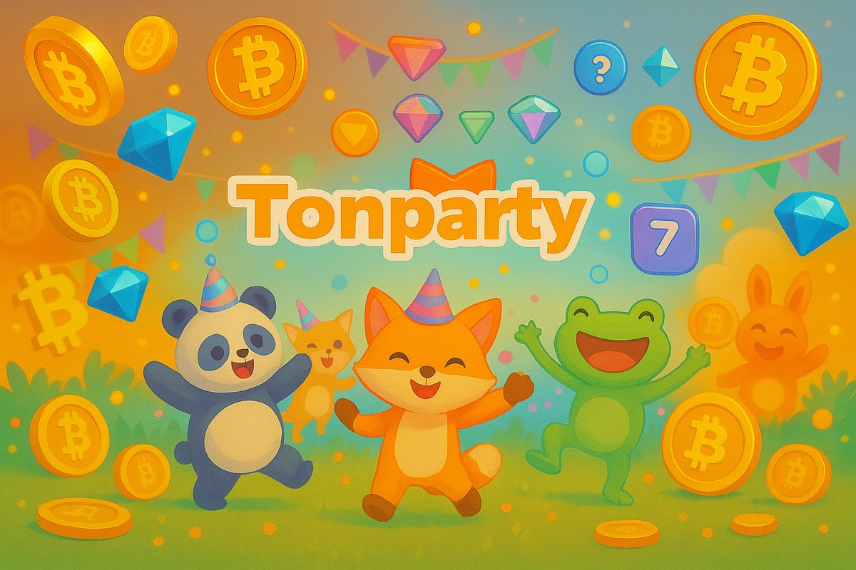 GM! PARTY TIME! 🎉

Ready to win? #Tonparty $TON