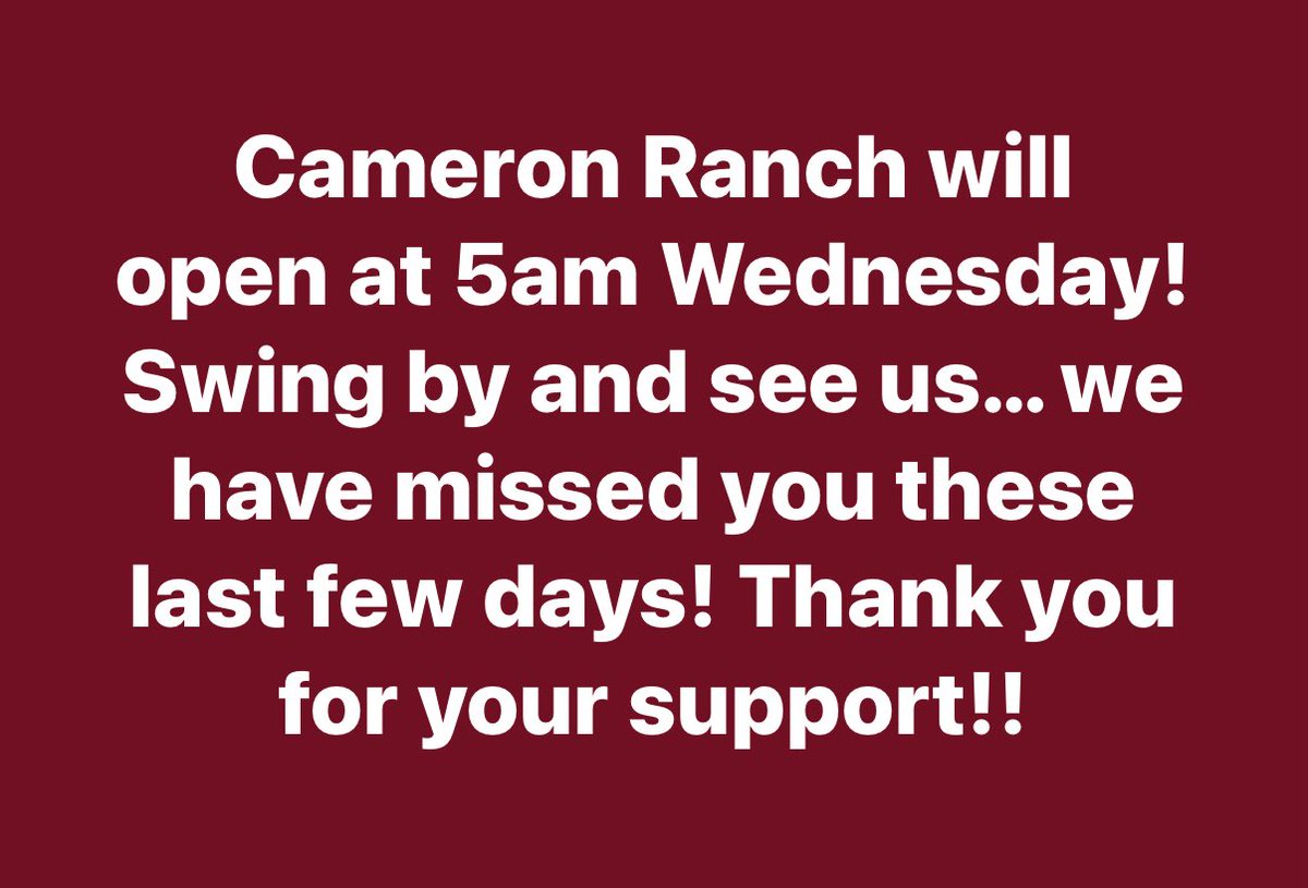 Cameron Ranch Food Mart tweet media