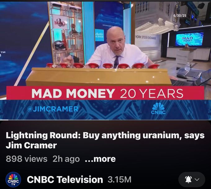 Remember!🎗️The #Uranium bull market arises from a deep commodity supply deficit⛏️⤵️ amidst soaring #Nuclear fuel demand.⚛️⤴️There's no magic word spoken by any Wall Street #stocks guru🗣️that can change Uranium's destiny.🚀🌟 The gift they offer U is short-term price action.🔃🛒😊