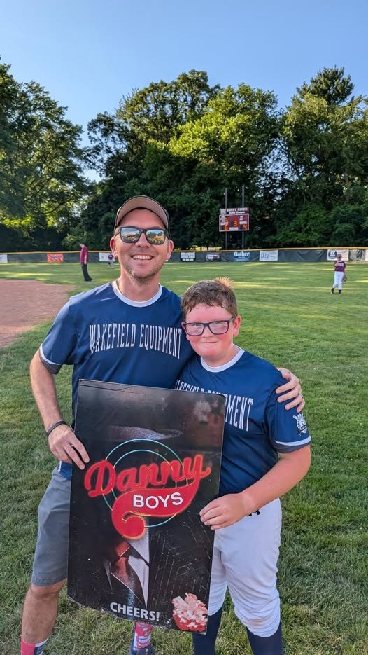 For the first time since 2022, we had a Minor League player - JJ Lehtinen, playing for @WakefieldEquipment - hit an actual dinger over the fence!  True story: People who live on Hilliard called us to ask what all the cheering was for!

Way to go, JJ!