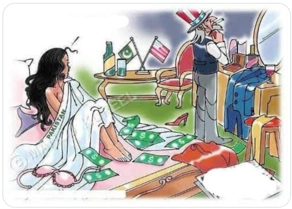 یہ کارٹون نہیں ایک حقیقت ہے :
   جب گورے ایسے کارٹون لگا کر پاکستان کی بے عزتی کرتے ہیں ،  خون کھولتا ہے مگر بات تو سہی ہے کیا کریں -
     پاکستان کے صحافی بھی بڑے خوش ہیں سب کچھ ٹھیک ہے - ہوٹل بھرے ہیں، گاڑیاں بڑھ رہی ہیں - کوئی کہیں بھوکا نہیں مرا (اس لئے کے سب کے پاس کھانے کو