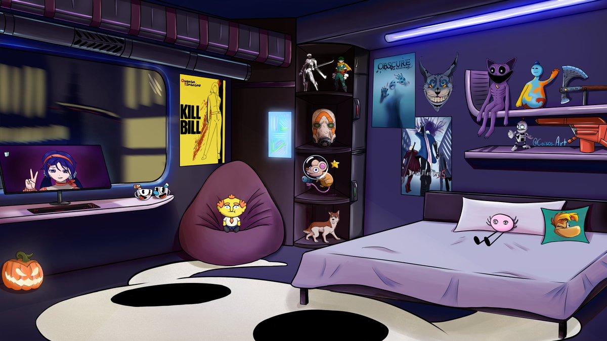Arte de cenário de quarto que fiz para o <a href="/kawaiik4nn4/">K4nn4-ch4n | princesa do futuro</a> &lt;3