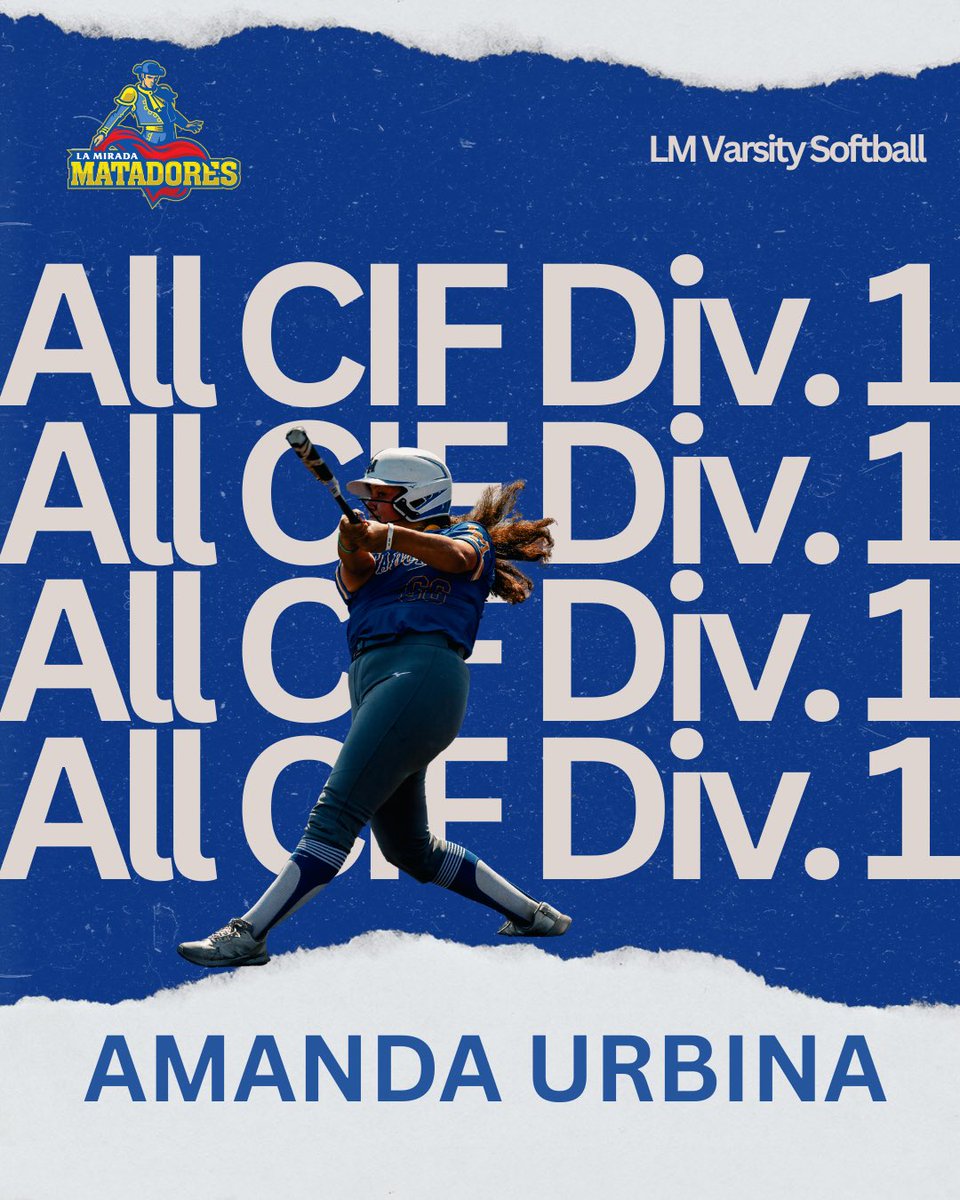 Coach Tuttle (@matssoftball) on Twitter photo Congrats and well deserved!! Amanda had a great career for us and we canโt wait to watch her play next year. <a href="/nlmusd/">Norwalk-La Mirada Unified School District</a> <a href="/Athletics_Lmhs/">La Mirada High School Athletics</a> Congrats and well deserved!! Amanda had a great career for us and we canโt wait to watch her play next year. <a href="/nlmusd/">Norwalk-La Mirada Unified School District</a> <a href="/Athletics_Lmhs/">La Mirada High School Athletics</a>