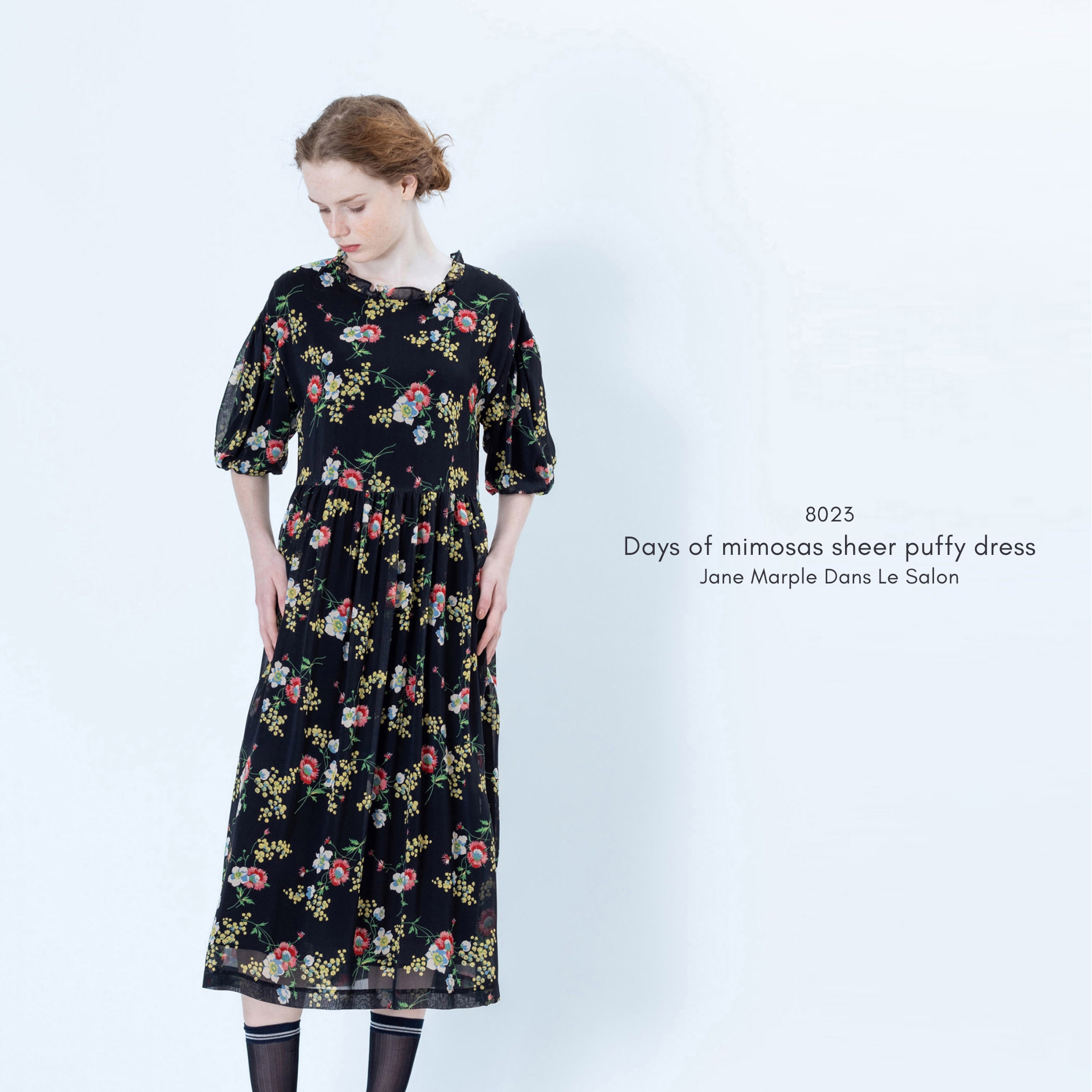 ジェーンマープルドンル・サロン　Days mimosas シアーパフィードレス Jane Marple on X: 