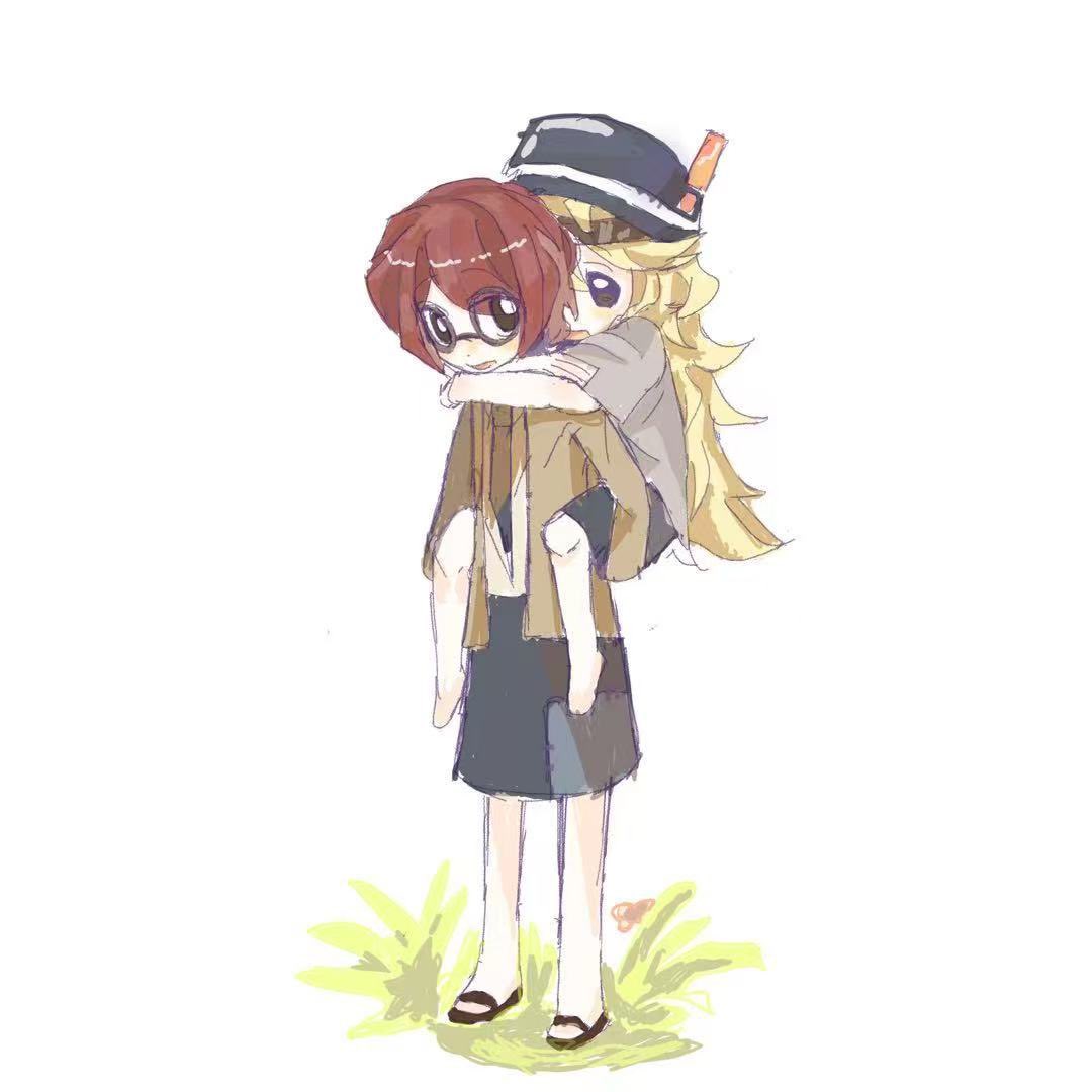 XIYUANNA_'s tweet image. I waited for a long time to get it drawn for me by my friend😭I love her.
#ガラヘレ #helegala #galahele