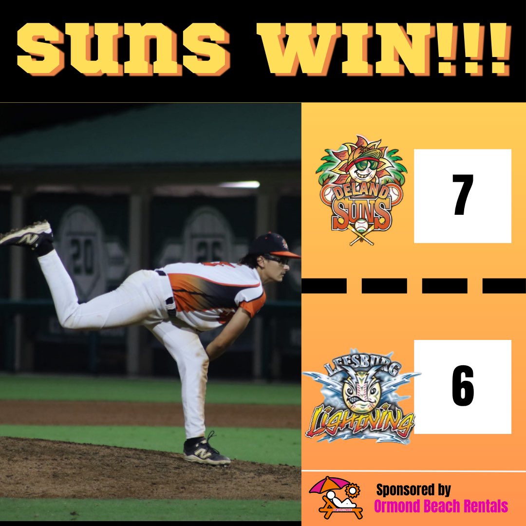 Rode the Lightning to an extra inning win!

#SunsOut☀️