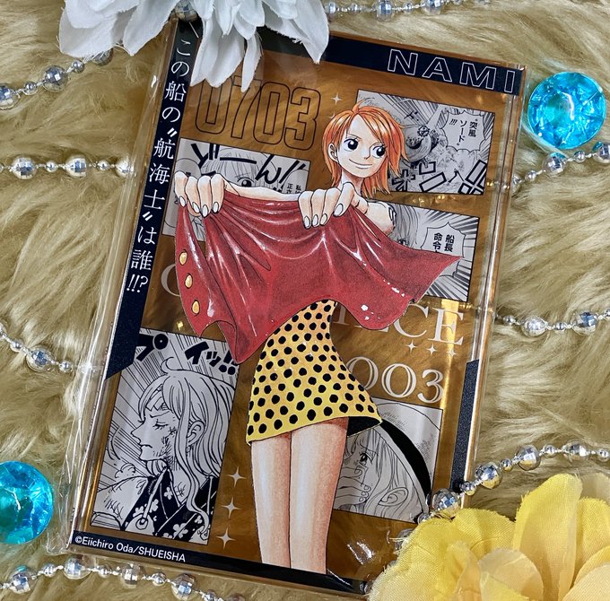 ONE PEACE」アクリルブロックHEROES,ナミ3箱セット12000円☆