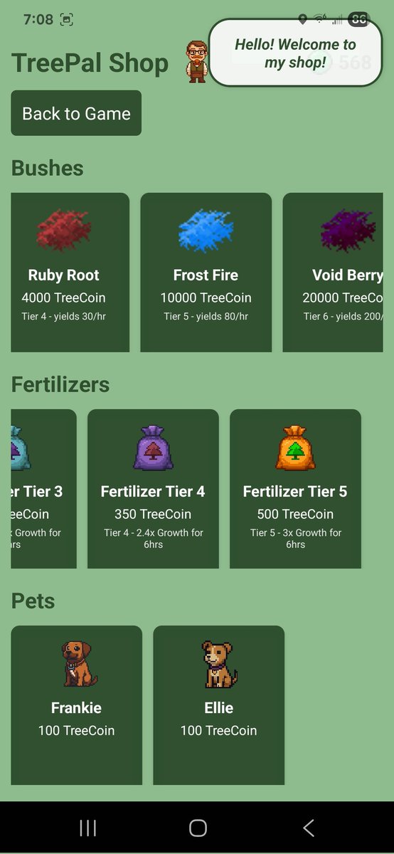 TreePalGame's tweet image. Introducing TreePal — a mobile game where you raise your very own tree as a pet!
Grow it, care for it, and watch it evolve over time.
Much more content to come.
Launching soon on the Google Play Store!
#IndieDev #MobileGame #GameDev #TreePal #indiegame #IndieGameDev