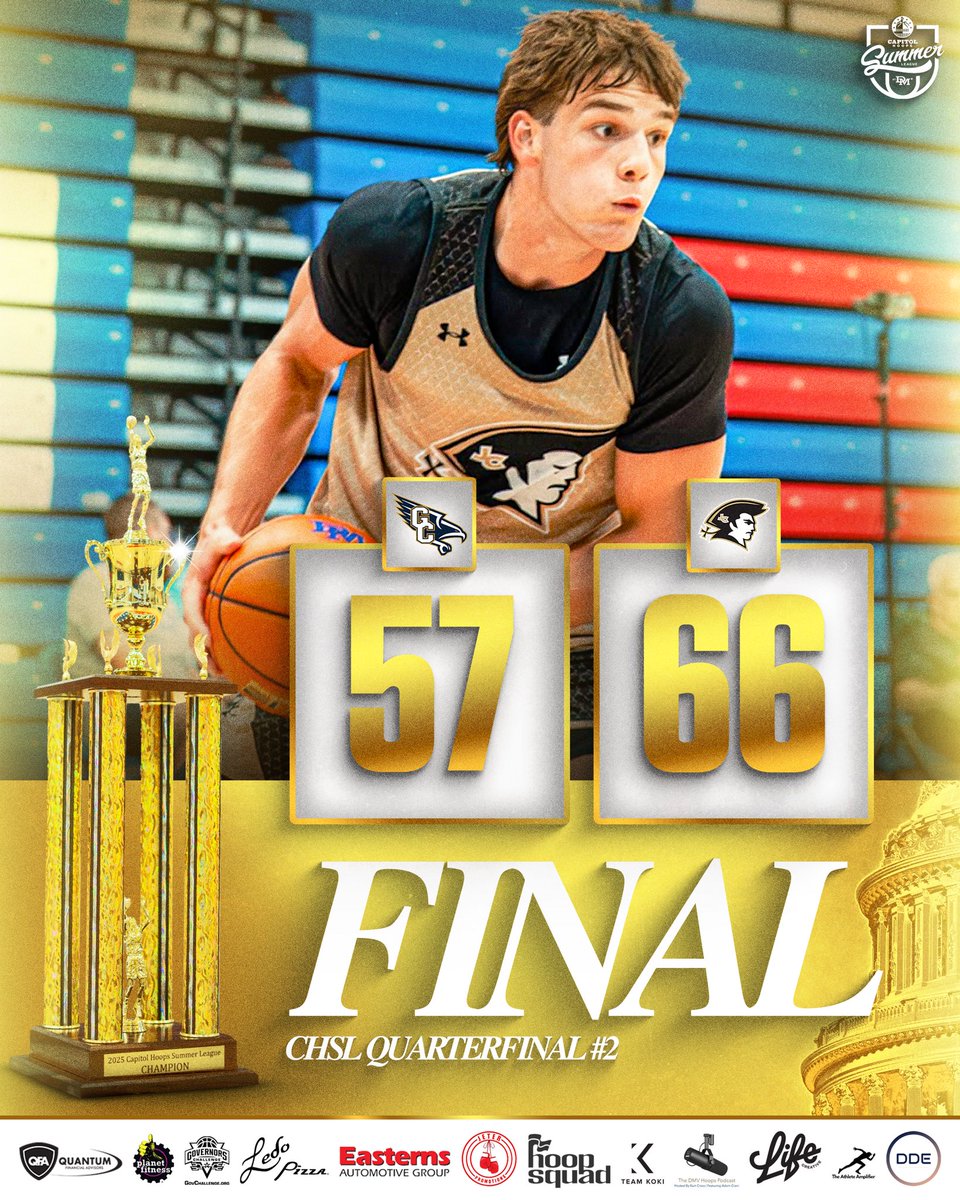 Capitol Hoops Summer League at DeMatha+ (@capitolhoopssl) on Twitter photo Quarterfinals have gone final! <a href="/hoops_fcs/">🏀Fairfax Christian Varsity MBB 🏀</a>, <a href="/CG_Basketball/">Clinton Grace Basketball</a>, <a href="/DeMathaHoops/">DeMatha Basketball</a>, <a href="/JCPatriotsHoops/">John Carroll Boys Basketball</a> all move onto the semifinals tomorrow night ! Quarterfinals have gone final! <a href="/hoops_fcs/">🏀Fairfax Christian Varsity MBB 🏀</a>, <a href="/CG_Basketball/">Clinton Grace Basketball</a>, <a href="/DeMathaHoops/">DeMatha Basketball</a>, <a href="/JCPatriotsHoops/">John Carroll Boys Basketball</a> all move onto the semifinals tomorrow night !