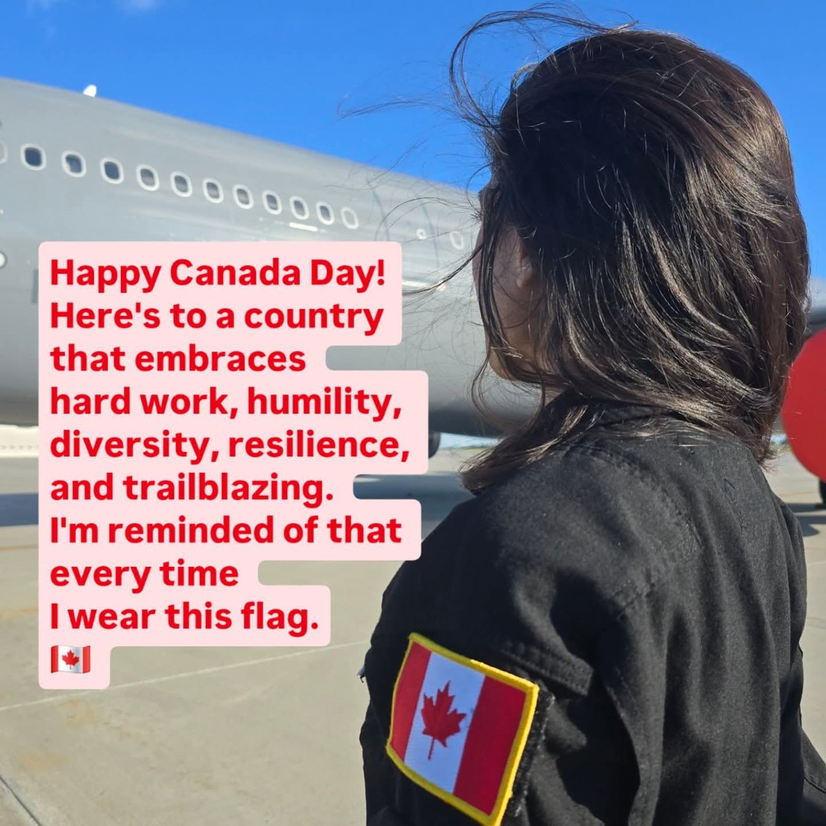 Happy Canada Day! Thank you to the country that embraces hard work, humility, diversity, resilience, and trailblazing. I'm reminded of that every time I wear this flag, and try to uphold these values in all that I do. 🇨🇦 

#Canada #happycanadaday #CanadaDay #canadianastronaut