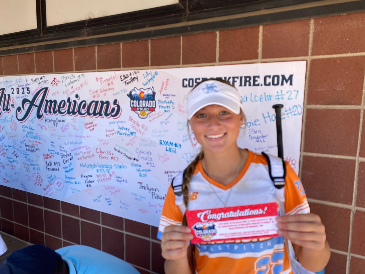 Illusions Premier Brew (@illusionsbrew) on Twitter photo Shoutout to our very own Elizabeth Mower for showing out at the Elite Showcase Camp this weekend! 💪🔥 With an impressive 2-3 performance at the plate, she made sure everyone knew her name and it paid off in a BIG way…
🎟️ TICKET STAMPED to the All-American Game! Shoutout to our very own Elizabeth Mower for showing out at the Elite Showcase Camp this weekend! 💪🔥 With an impressive 2-3 performance at the plate, she made sure everyone knew her name and it paid off in a BIG way…
🎟️ TICKET STAMPED to the All-American Game!