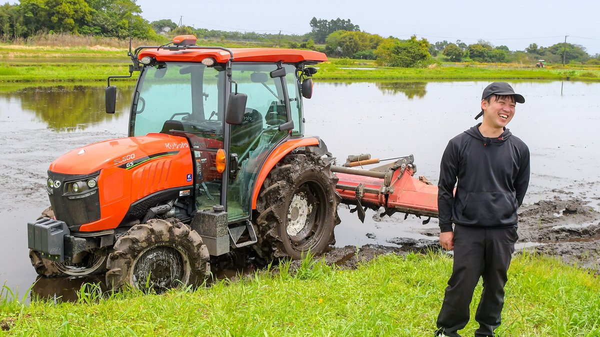 🚜トラクタ「スラッガーGS」で高精度な代かき作業を実現🌿 GSトラクタ