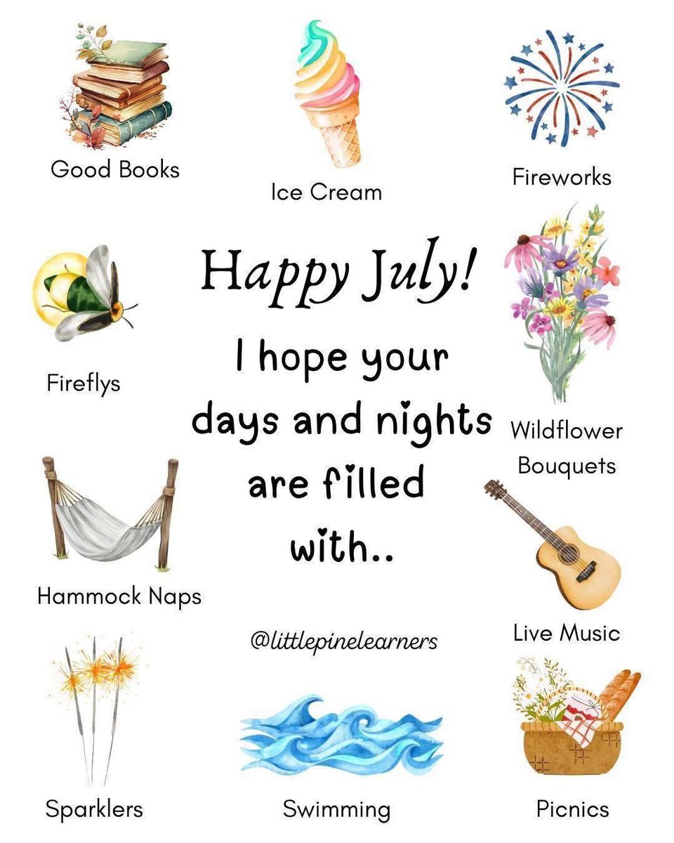 Happy July! ☀️