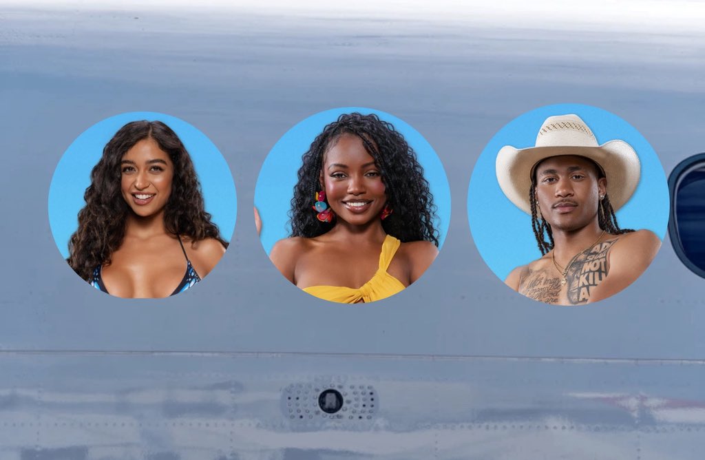 PancakeXcat's tweet image. On my way to pick up these three from the island after tonight 😤 #LoveIslandUSA