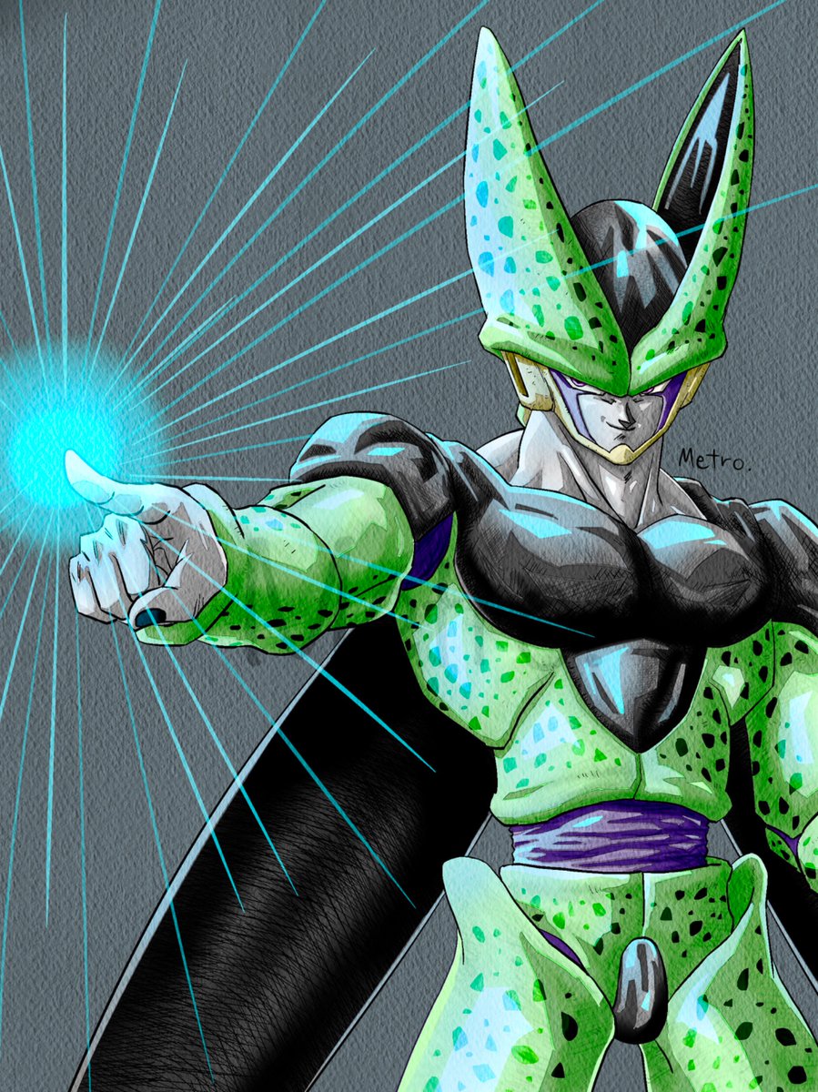 「くっくっく…当たったのはだれだ? …トランクスか #ドラゴンボール #drago」|Metro.のイラスト
