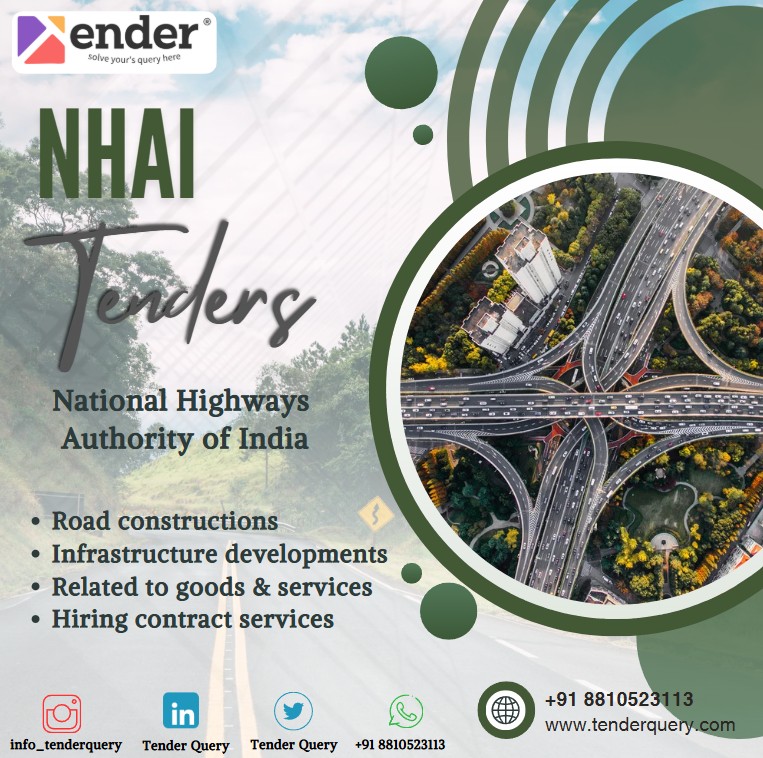 tenderquery's tweet photo. 📜 🚧 𝐍𝐇𝐀𝐈 𝐓𝐞𝐧𝐝𝐞𝐫𝐬 🚧 📜

🌐 https://t.co/oX5I6vghUh
📞 +91-8810523113
📧 info@tenderquery.com

#tenderquery #nhai #tenderingServices #NHAItender #TenderBidding #workersJobs #tenderSolutions #TenderNotice #TenderAlert #BiddingOpportunities #GovernmentTenders #GeMIndia https://t.co/gtH6JAaArq