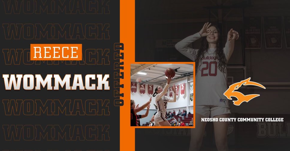 Reece Wommack (@reece_wommack) on Twitter photo After an amazing camp and much conversation I am happy to have received an offer from <a href="/TheNeoshoWay/">Neosho Women's Basketball</a> I can’t wait to be back in the gym with Coach JJ and the rest of the coaching staff! After an amazing camp and much conversation I am happy to have received an offer from <a href="/TheNeoshoWay/">Neosho Women's Basketball</a> I can’t wait to be back in the gym with Coach JJ and the rest of the coaching staff!