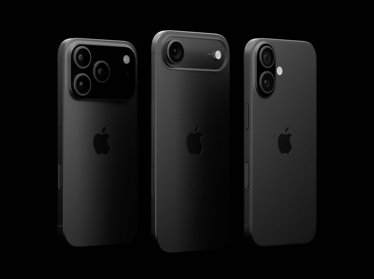 frontpagetech's tweet image. Which upcoming iPhone model is your favorite?
Base model, Air, or Pro?