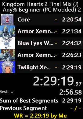 Didn't fuck up xigbar and got sub 2:30 we'll take it
