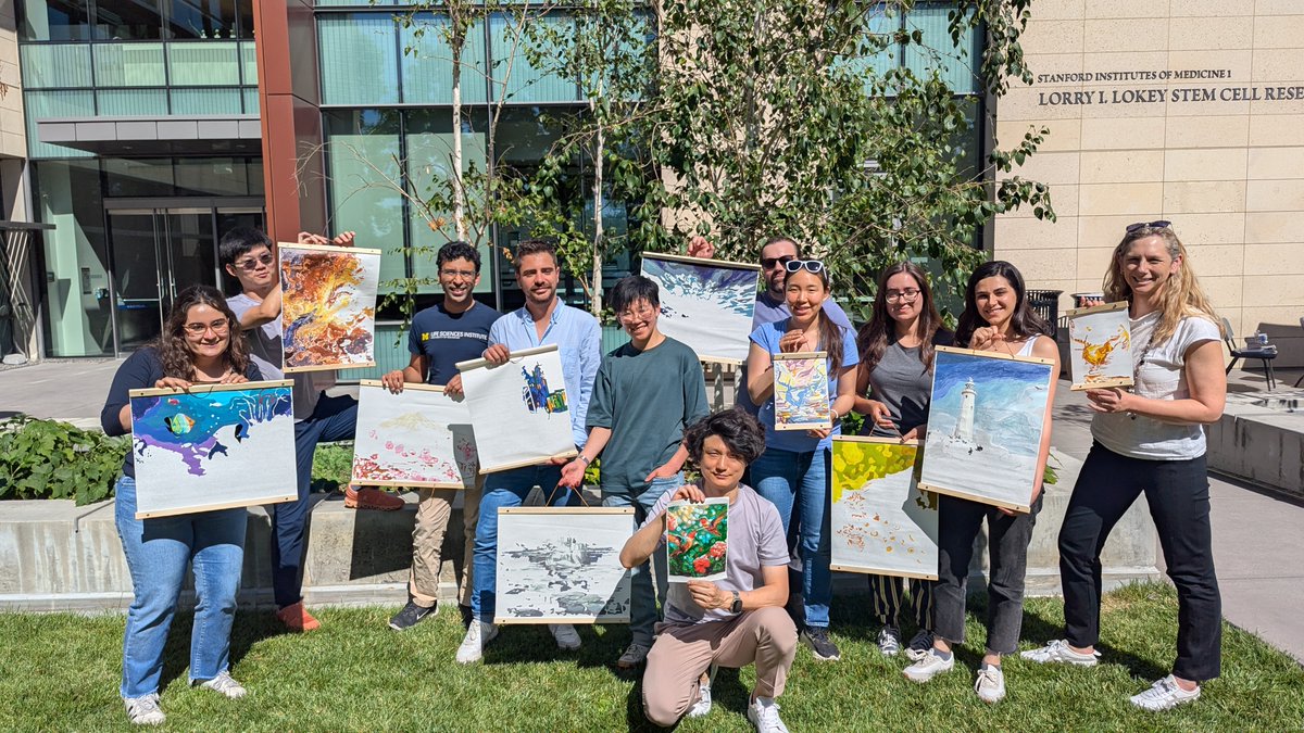 Stepping out of the lab to enjoy some artistic pursuits!