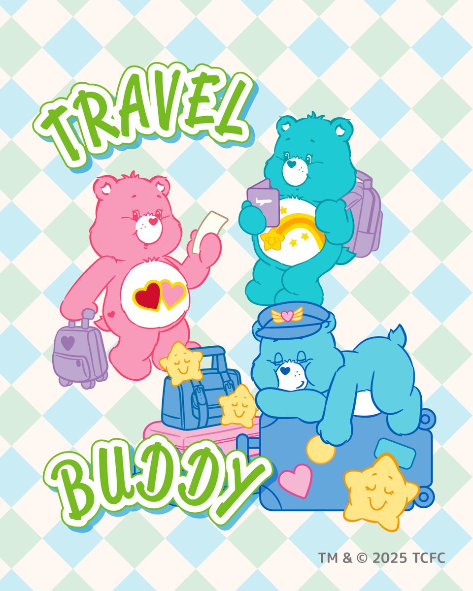 ケアベア™たちと一緒に、心ときめく旅に出かけよう🌟🧳 #CareBears