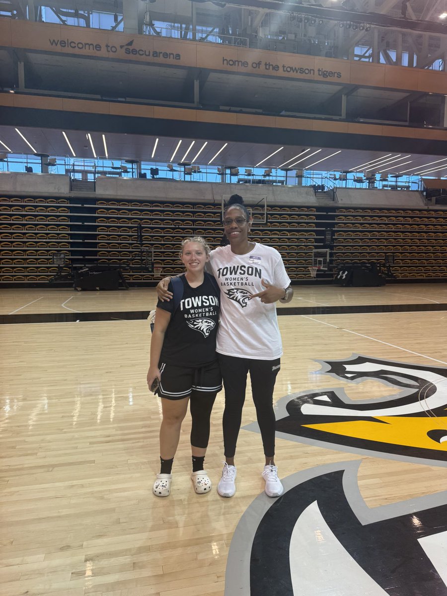 Brigit Mahoney (@mahoneybrigit) on Twitter photo I had a great time at <a href="/Towson_WBB/">Towson Women's Basketball</a> elite camp! Big thanks to the coaches <a href="/Lorie_Khalil/">LorieKhalil</a> and <a href="/CoachLHarper/">Laura Harper</a> for putting together an amazing camp!
#TowsonWBBEliteCamp I had a great time at <a href="/Towson_WBB/">Towson Women's Basketball</a> elite camp! Big thanks to the coaches <a href="/Lorie_Khalil/">LorieKhalil</a> and <a href="/CoachLHarper/">Laura Harper</a> for putting together an amazing camp!
#TowsonWBBEliteCamp