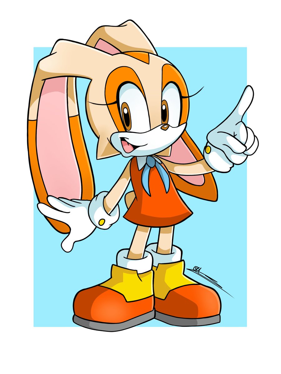 silvers_rings's tweet image. #CreamTheRabbit drawing suggested by @CarlosCalin1997 👍 — #SonicTheHedgehog