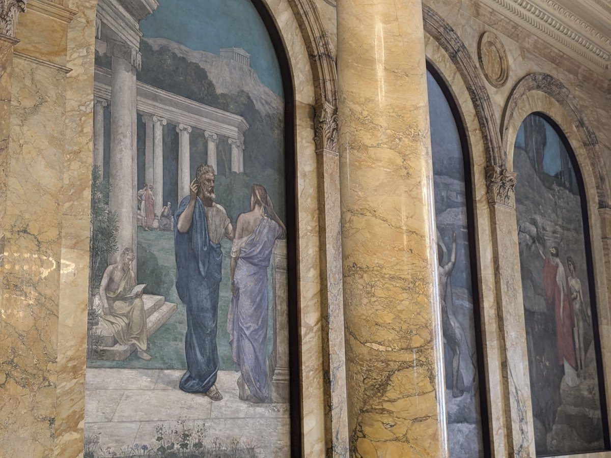 Political theory in the wild: Plato at Boston Public Library.