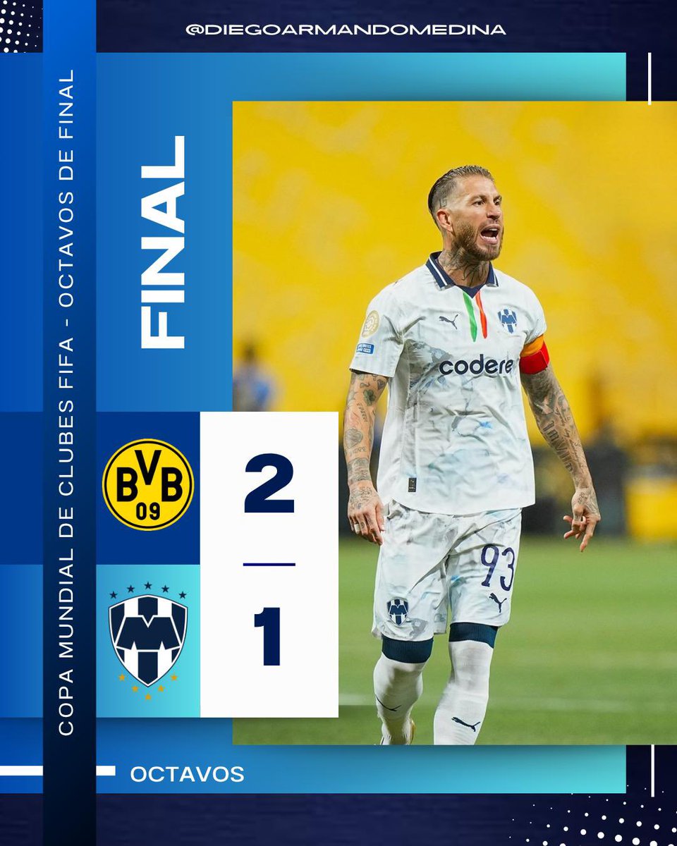 DiegoArmaMedina's tweet photo. Si vas a caer, elijo que sea así.

GRAN imagen de @Rayados ante el mundo.

Se hizo sufrir a un grande de Alemania.

Monterrey cae con la cara al sol. https://t.co/WFXnuvisdq