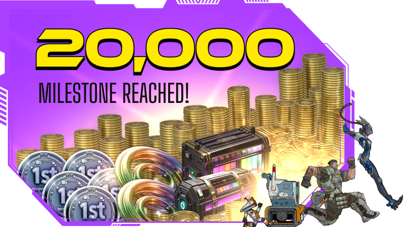 FirstDescendant's tweet photo. 📺 20K VIEWS HIT!
You did it, Descendants—rewards are on their way to everyone!
And don’t go anywhere, we’re still live!

📺 Watch now on YouTube 👉 https://t.co/tLJSN96npv
📎 Check the event notice here 👉 https://t.co/ddz0VMW5Gk