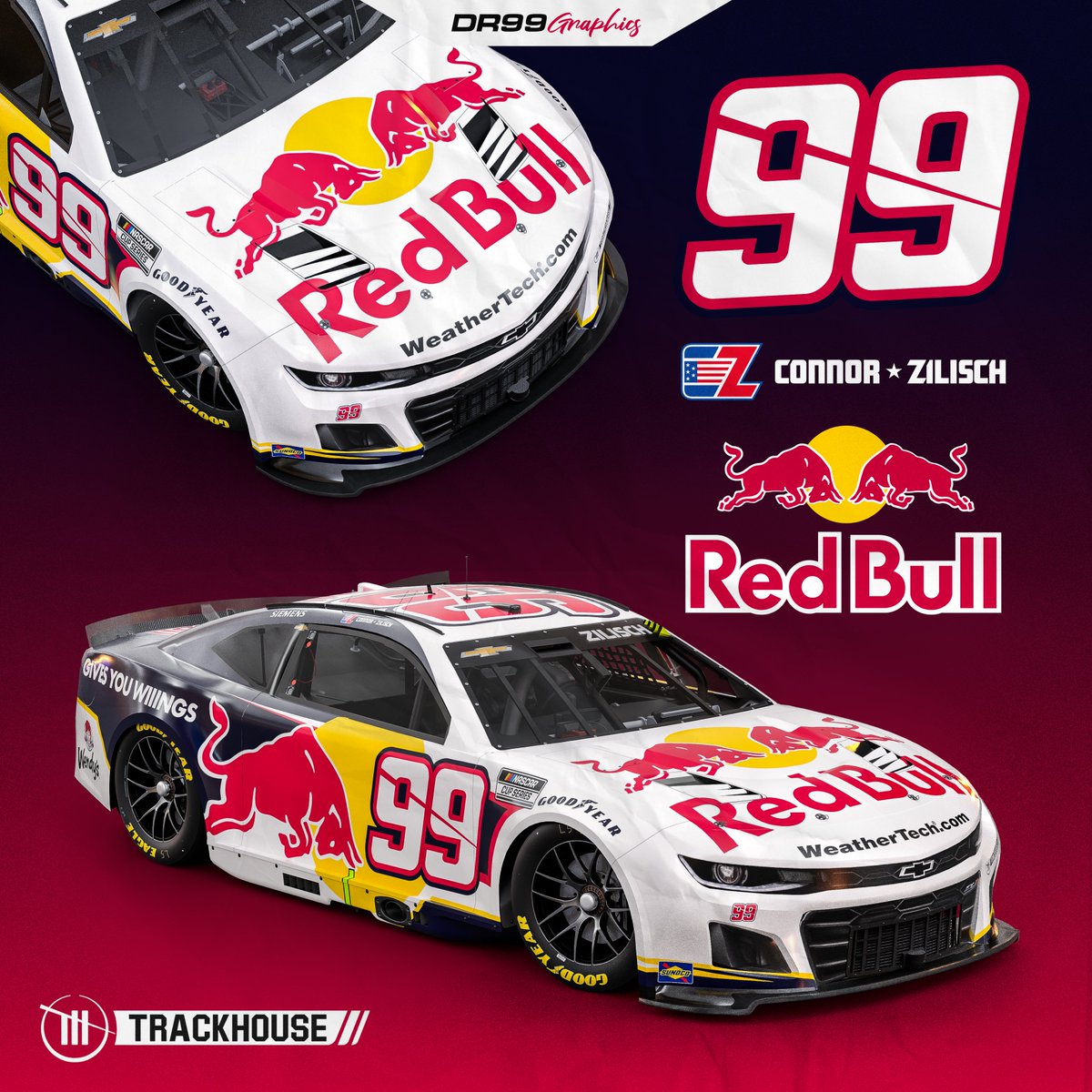 Diego Roldan (@dr99graphics) on Twitter photo cried while making this.
Connor Zilisch 2026 Concept with Trackhouse and Redbull
<a href="/ConnorZilisch/">Connor Zilisch</a> <a href="/TeamTrackhouse/">Trackhouse Racing</a> <a href="/redbull/">Red Bull</a> cried while making this.
Connor Zilisch 2026 Concept with Trackhouse and Redbull
<a href="/ConnorZilisch/">Connor Zilisch</a> <a href="/TeamTrackhouse/">Trackhouse Racing</a> <a href="/redbull/">Red Bull</a>