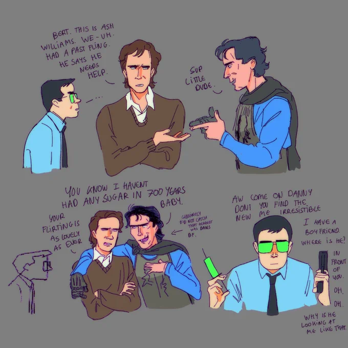 my take on a reanimator evil dead crossover i got a whole story in my head 