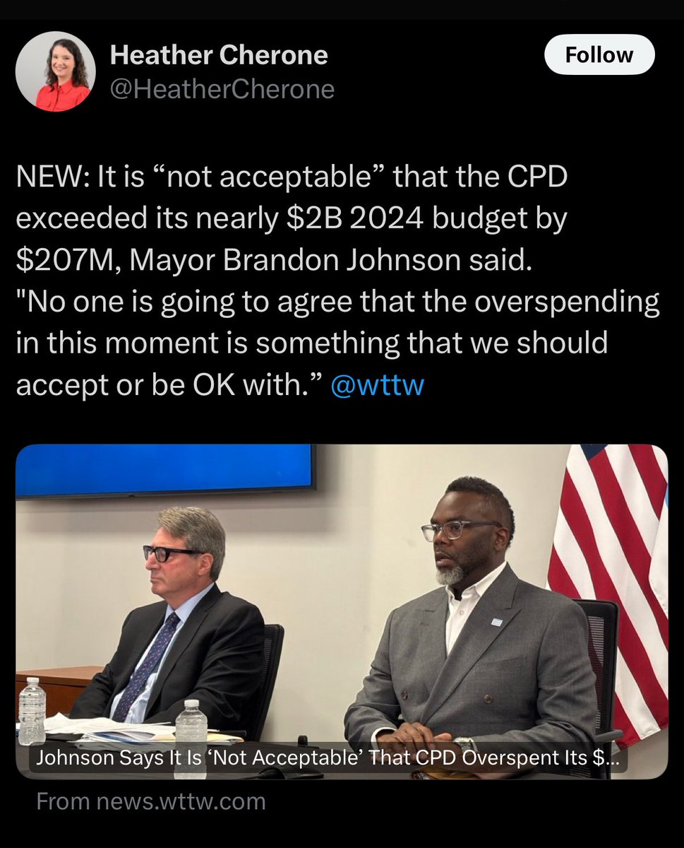 Dan Butters (@danbutterschi) on Twitter photo 1) <a href="/HeatherCherone/">Heather Cherone</a> STFU about Chicago go report on suburban police stations 🗣️
2) Of course <a href="/ChicagosMayor/">Mayor Brandon Johnson</a> would try to push out one of the few competent appointments because he wanted him to fail and <a href="/CPDSupt/">Superintendent Larry Snelling</a> has put on an ABSOLUTE CLINIC IN LEADERSHIP since taking the helm. 1) <a href="/HeatherCherone/">Heather Cherone</a> STFU about Chicago go report on suburban police stations 🗣️
2) Of course <a href="/ChicagosMayor/">Mayor Brandon Johnson</a> would try to push out one of the few competent appointments because he wanted him to fail and <a href="/CPDSupt/">Superintendent Larry Snelling</a> has put on an ABSOLUTE CLINIC IN LEADERSHIP since taking the helm.