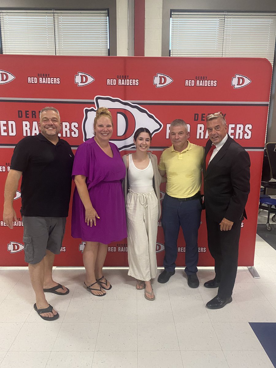 Matt Conway (@derbypssuper) on Twitter photo Please join us in congratulating and welcoming back to the family <a href="/DerbyRedRaider/">Derby High School</a> 2017 Alum and now <a href="/DerbyRedRaider/">Derby High School</a> Paraeducator Ms Kiley Rodriguez!
<a href="/DerbyAthletics1/">Derby Athletics</a> <a href="/DerbyXCRunning/">Derby High School Cross Country</a> Please join us in congratulating and welcoming back to the family <a href="/DerbyRedRaider/">Derby High School</a> 2017 Alum and now <a href="/DerbyRedRaider/">Derby High School</a> Paraeducator Ms Kiley Rodriguez!
<a href="/DerbyAthletics1/">Derby Athletics</a> <a href="/DerbyXCRunning/">Derby High School Cross Country</a>
