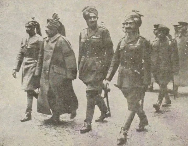 मारवाड़, ईडर, बीकानेर व किशनगढ़ के चारों राठौड़ राजाओं का ऐतिहासिक फोटो (1914 ई.)