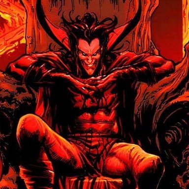 pandajeck's tweet image. for now this was the closest we&apos;ve seen to Mephisto in his demonic form.
 #Ironheart #mephisto 👹