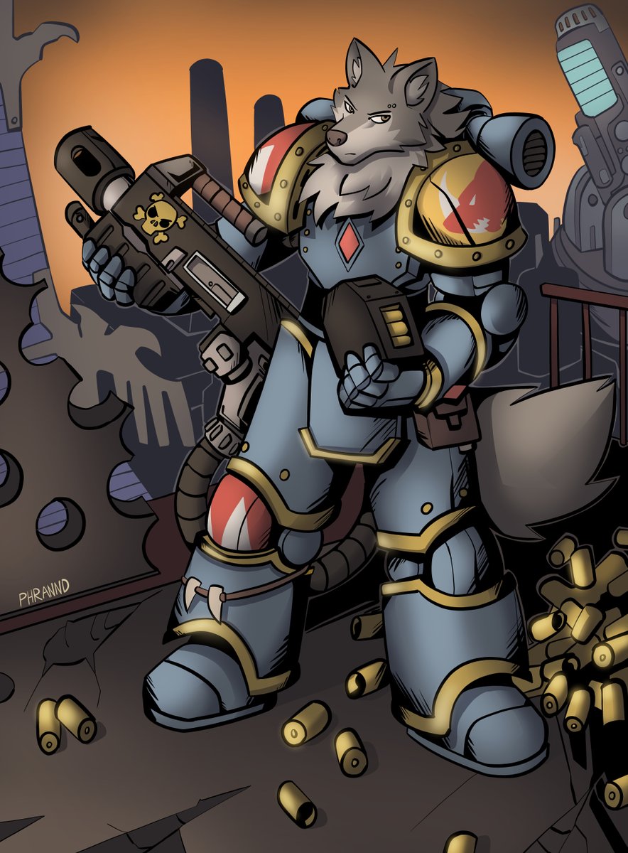 In the grim darkness.