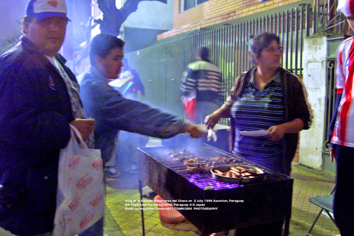 shop at Estadio Defensores del Chaco on  2 July 1999 Asuncion, Paraguay 
the Copa America Paraguay99, Paraguay 4-0 Japan 
Photo by Masahide Tomikoshi / TOMIKOSHI  PHOTOGRAPHY
