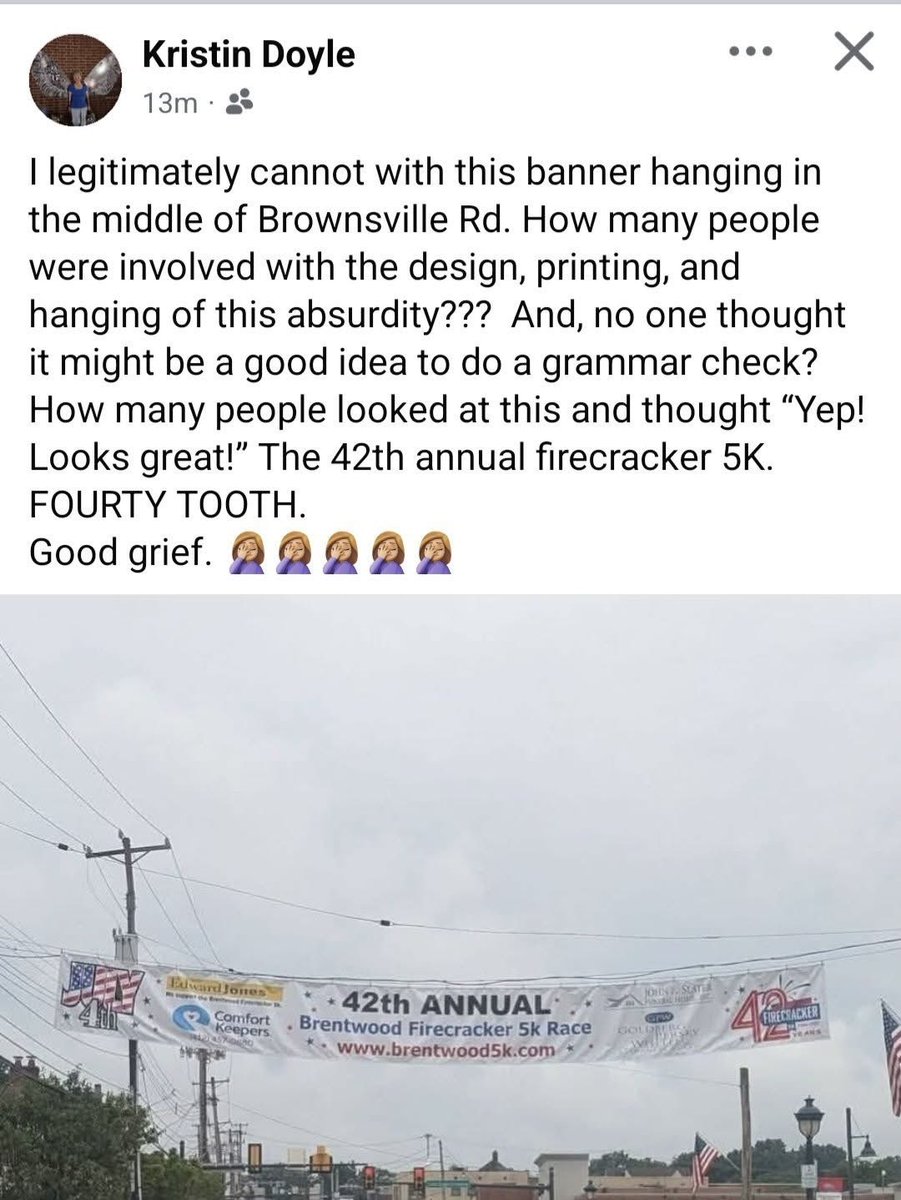 ThompsonFoto12's tweet image. Got this from @erinkoper over on Facebook. How many folks #Spellchecked this?!? 😂😂😂😂😂