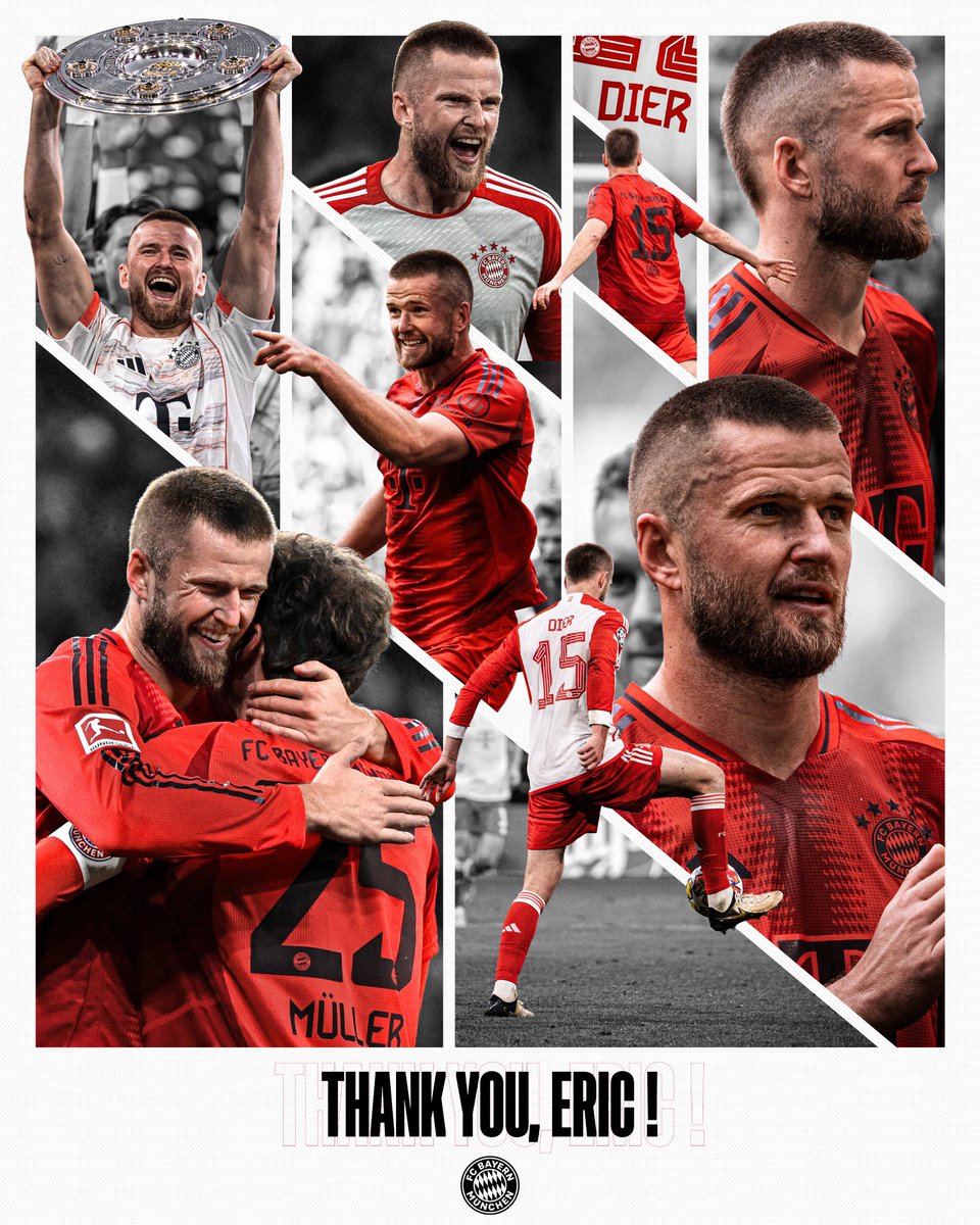 Ayer fue oficialmente el último día de Eric Dier como jugador del Bayern. ¡Gracias por todo, Eric! [ℹ️📸 <a href="/FCBayern/">FC Bayern München</a>]