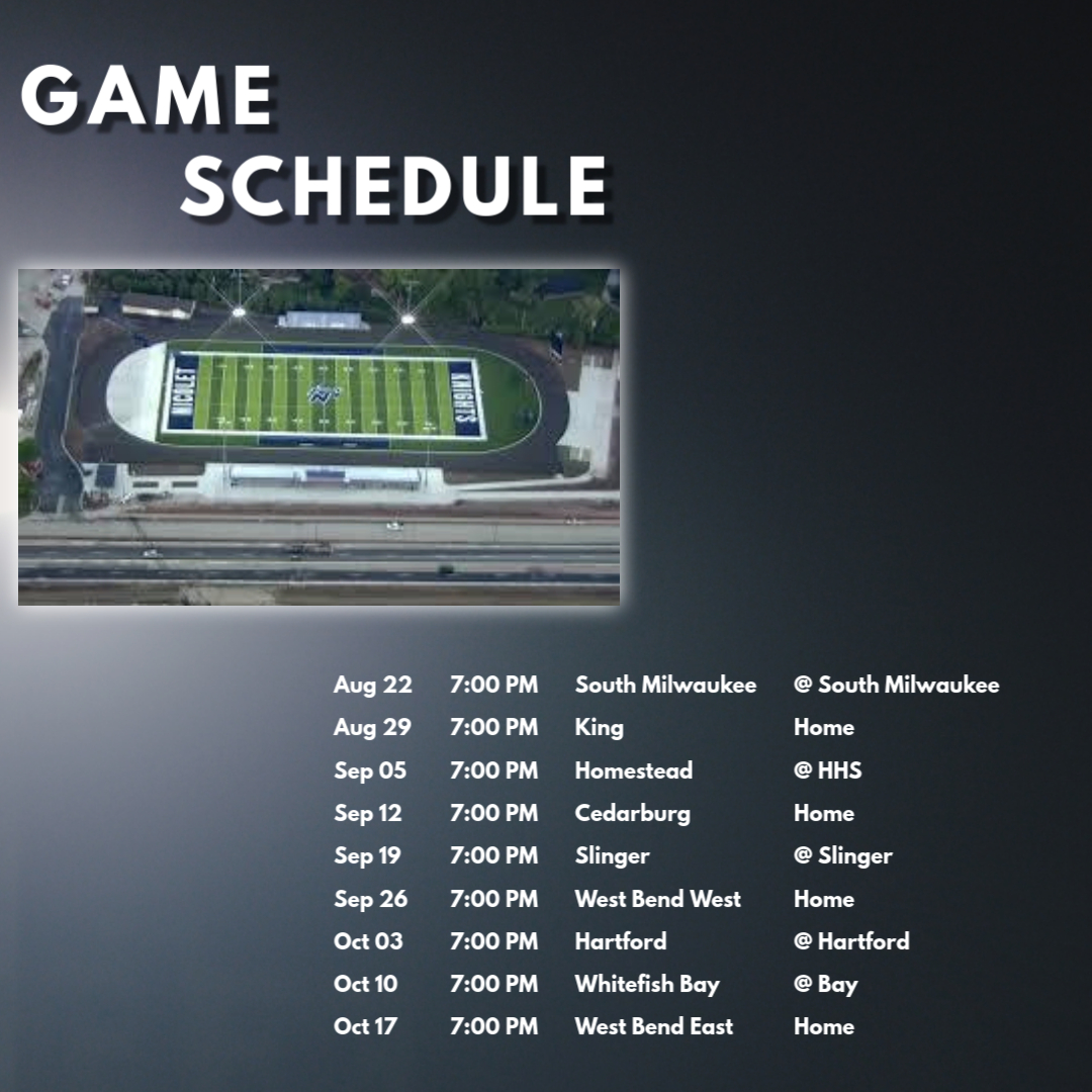 Nicolet Knights Football (@nhsknightsfb) on Twitter photo We Ready...2025 Schedule #Family #Asone We Ready...2025 Schedule #Family #Asone