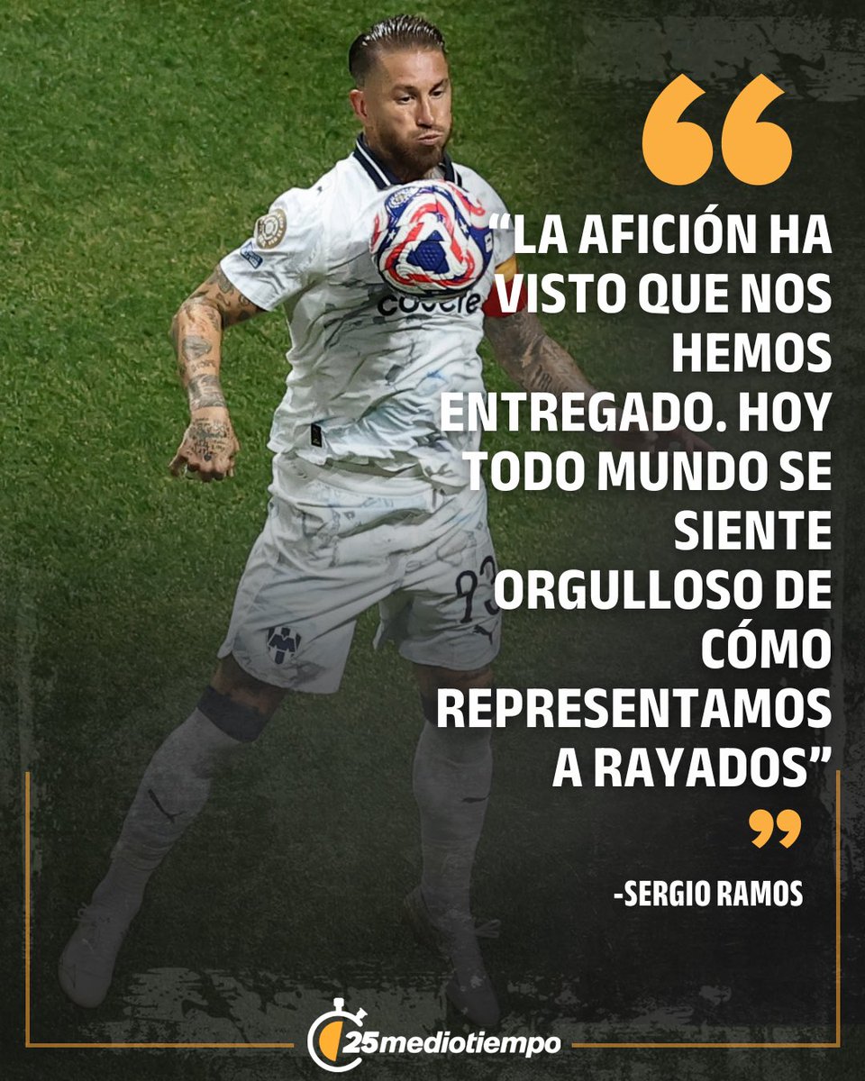 🚨🗣️ “LA LIGA MEXICANA ESTÁ CRECIENDO”

Sergio Ramos habló luego de la eliminación de Rayados; elogió al futbol mexicano y mandó un mensaje a la afición de Rayados. 🔵🇲🇽