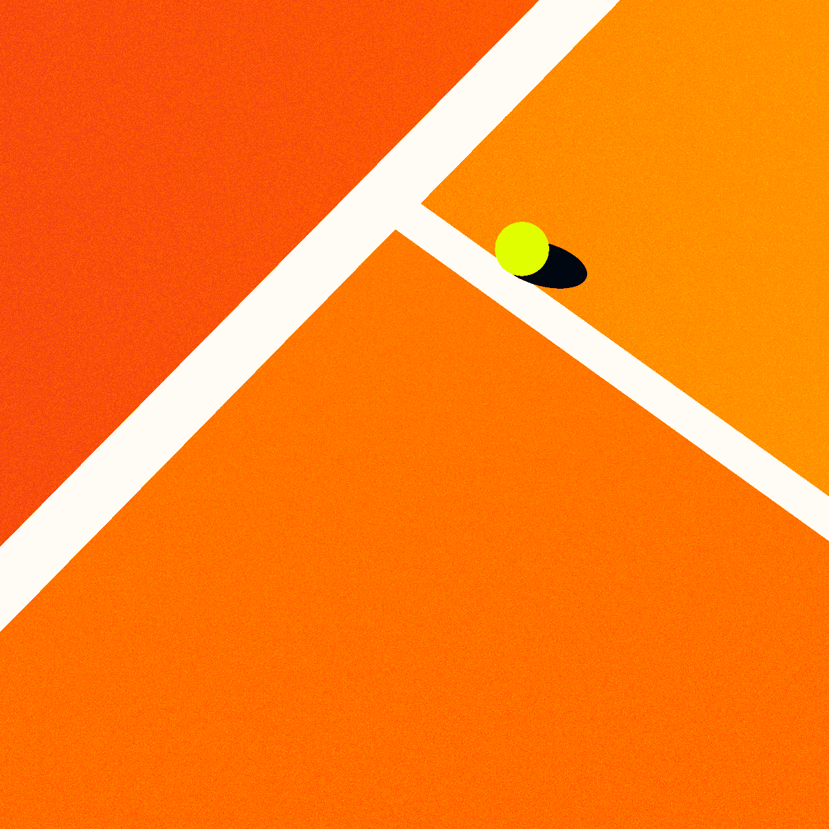 LOVE Tennis Art Project #178 by <a href="/martingrasser/">martin grasser</a>

Orange is my favourite colour, sending this to the forever vault.  Thanks <a href="/seedphrase/">seedphrase</a>
