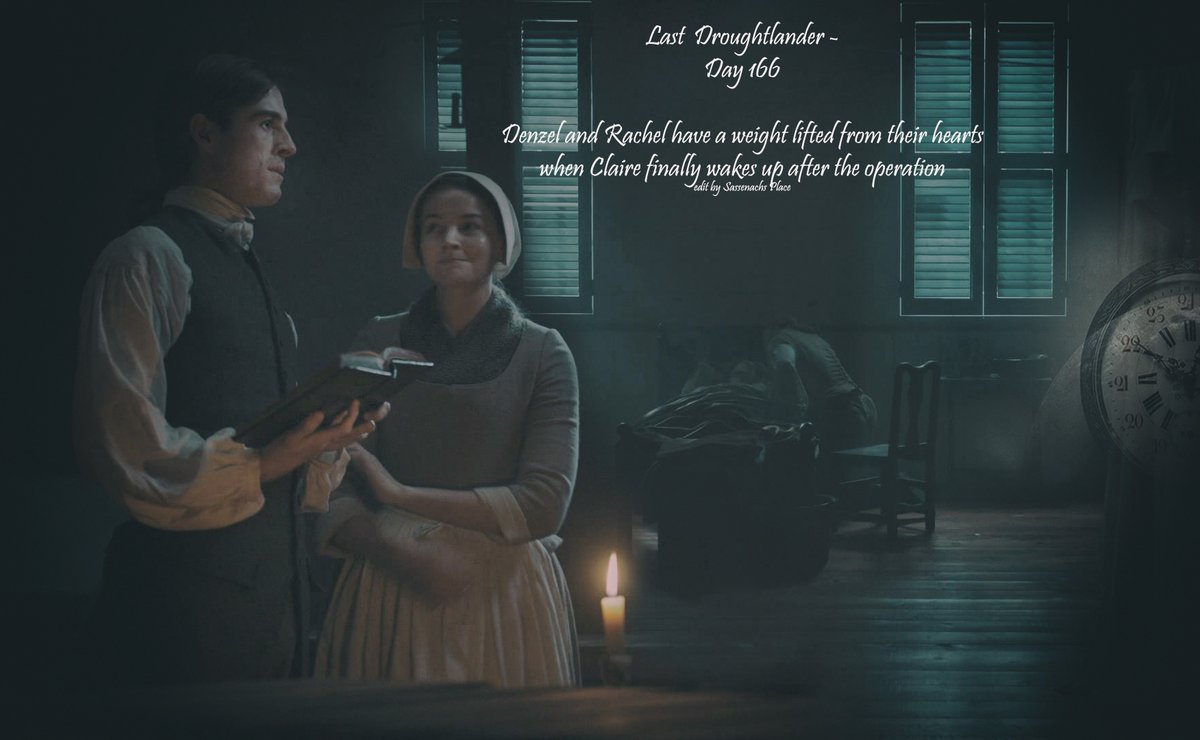#Outlander #LastDroughtlander  - Day 166 #DenzellHunter #RachelMaryHunterMurray
a weight lifted from their hearts....
<a href="/10MinDQ/">Cookie Roof 🍪</a> <a href="/AngusAngels/">Outlander Angels</a> <a href="/SwietjesO/">Swietjes Outlander</a> <a href="/brittafahl70/">Britta Fahl</a>
<a href="/LallyFawn/">Lally</a> <a href="/OutlandishScot/">Outlandish Scotland</a> <a href="/OutlanderHome/">OUTLANDER HOMEPAGE</a>