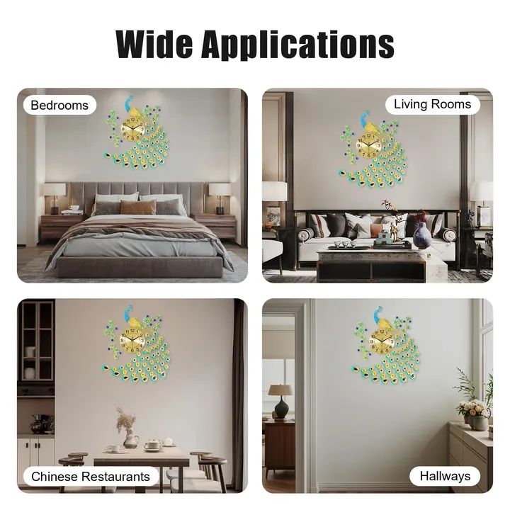 GoodsHomestead's tweet photo. 🦚 This 70x65cm peacock wall clock blends timeless function with ornate beauty.
A must-have for classic interiors that value detail, drama, and elegance. ⏳🎨https://t.co/rtE5tTKsU4

#PeacockWallClock #EuropeanStyleDecor #LuxuryWallClock #ClassicInteriors #HomeStatementPiece https://t.co/CtHVkswwb6
