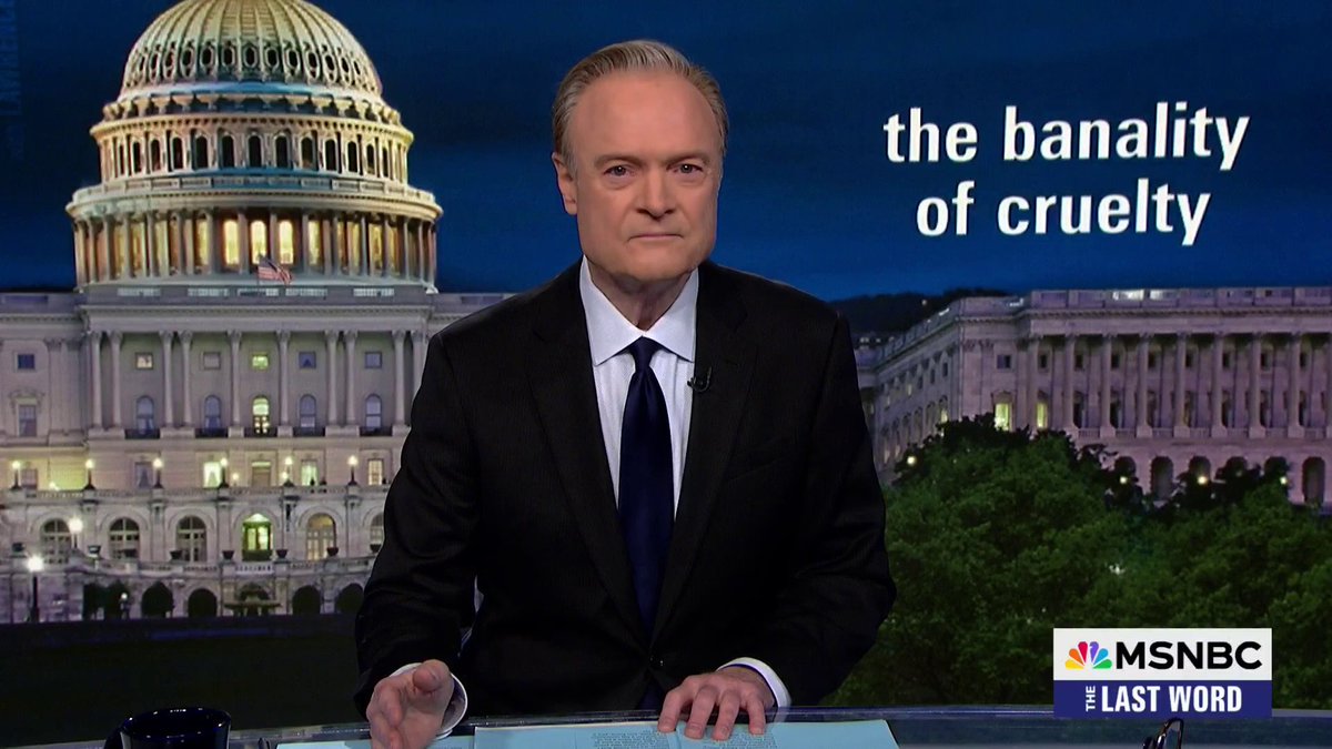 .<a href="/Lawrence/">Lawrence O'Donnell</a>: What you're feeling is the banality of cruelty from Trump and the Republican Party bsky.app/profile/lastwo…
