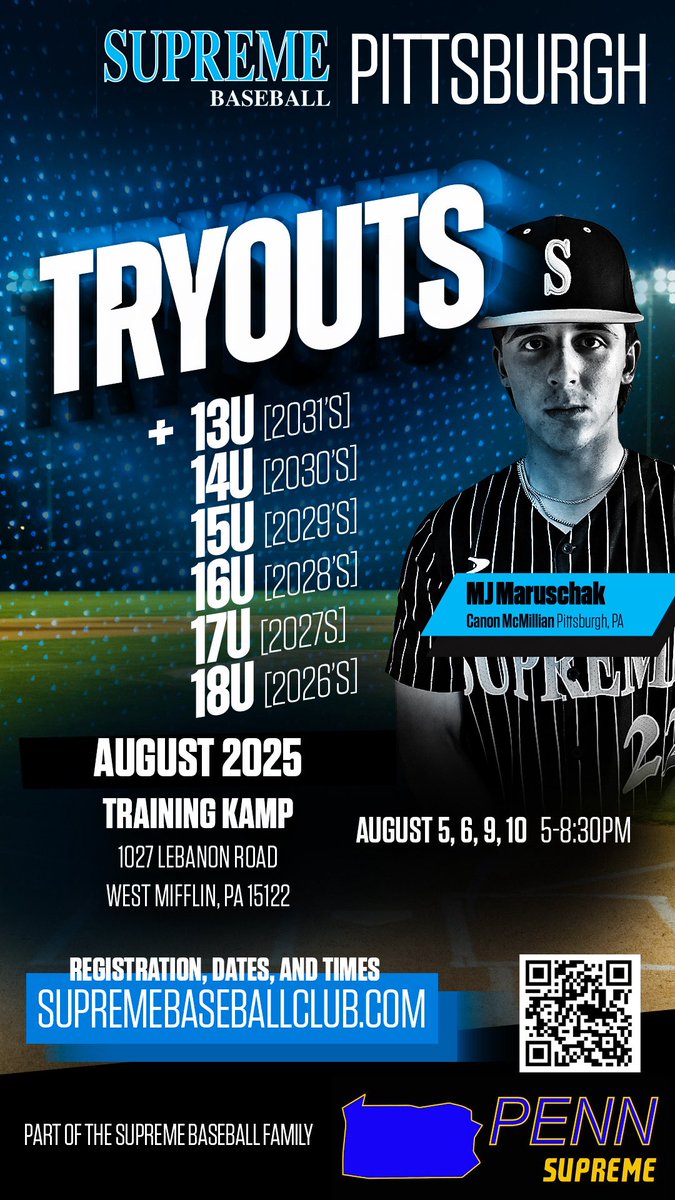 Supreme Baseball National tweet media