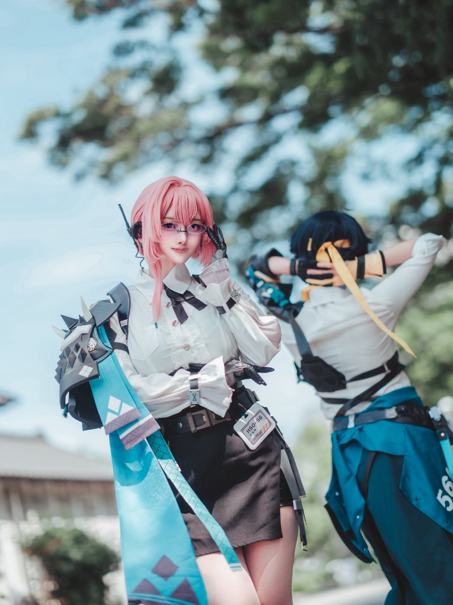 ゼンゼロ 月城柳 コスプレ衣装 ウィッグ ゼンレスゾーンゼロ ゼンゼロ 月城柳 コスプレウィッグ ネット付き