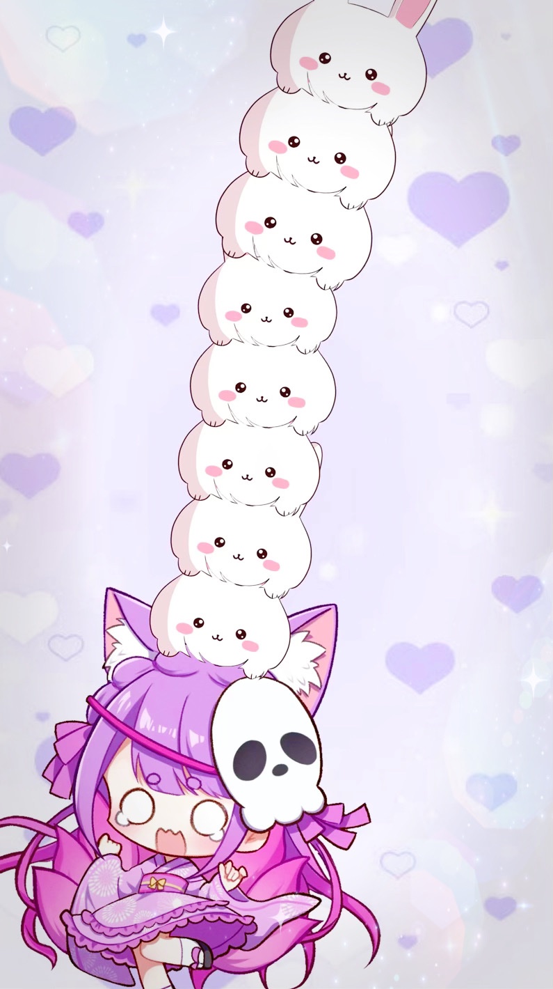 すくっとたっちさん ぱーぷるほりっく ぬいぐるみサイズ うさぎ